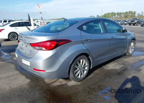 2015 Hyundai Elantra Se из США, поврежденный, VIN 5NPDH4AE4FH638596